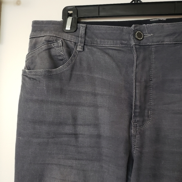Wit & Wisdom Grey Skinny Jean Sz 16 - Picture 5 of 15